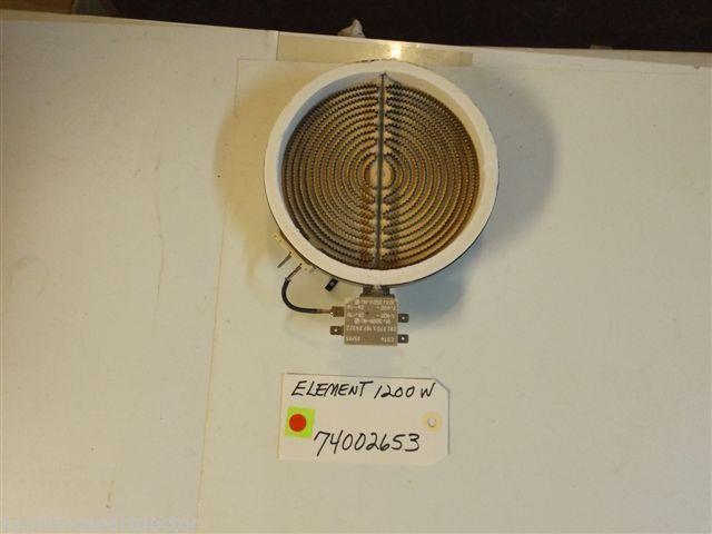 JENN AIR STOVE 74002653 Element 1200W USED JENN AIR STOVE 74002653 Element 1200W USED
